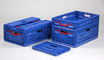 Collapsible storage boxes