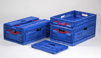 Collapsible and foldable storage boxes Plastic storage boxes and transportation totes