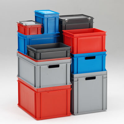 Bins with deals lids