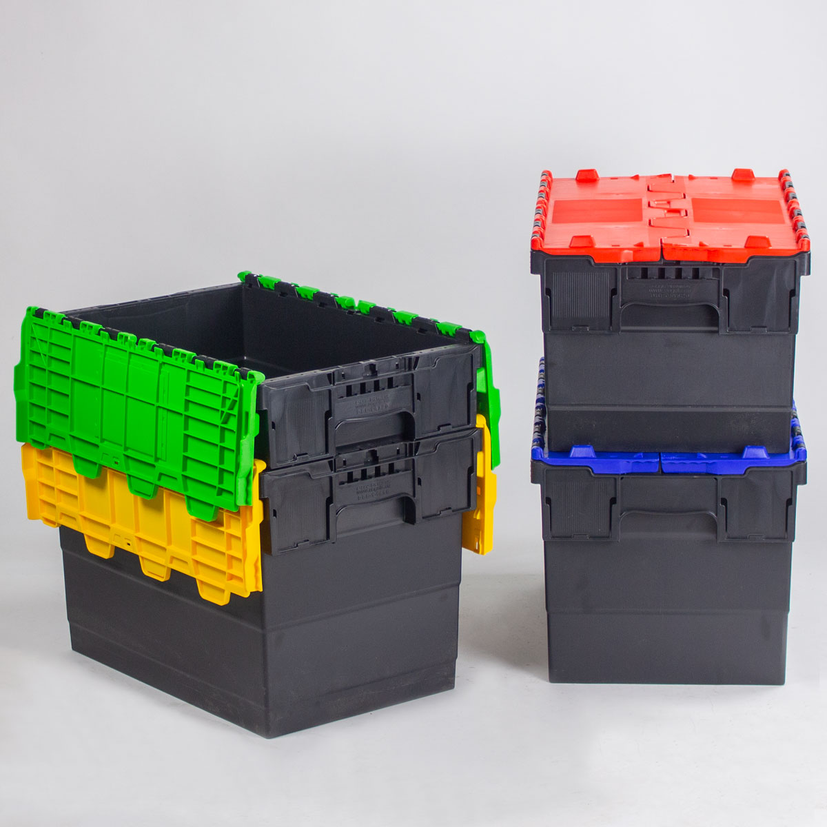 E-line attached lid containers - sustainable