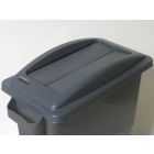 Tampa Ecosort com 2 meias tampas basculantes cinza
