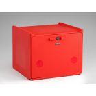 Kunststof food delivery box 560x520x440 mm, 90 ltr, dubbelwandig, rood