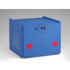 Kunststof food deliverybox 560x520x440 mm, 90ltr, dubbelwandig, blauw