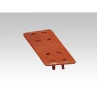 Clip d'identification pour casier lave-vaisselle professionnel, brun