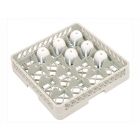 Dishwashing rack 500x500x100 mm large mesh for ø 112 mm goblets (16 compartments)