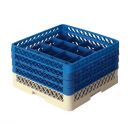Dishwashing rack 500x500x260 mm large mesh for ø 112 mm goblets  (16 compartments)