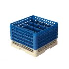 Dishwashing rack 500x500x300 mm large mesh for ø112 mm goblets (16 compartments)