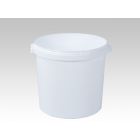 Emmer, ø380x370 mm, 28 ltr, levensmiddelengeschikt, wit