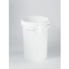 Nestbaar tonnetje, ø333xH457 mm, 25 liter, wit, PE zonder deksel