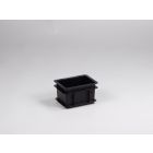 Stackable bin 2 liters 200x150x120mm ESD-safe