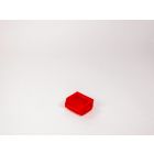 Stapelbare magazijnbak 0,4 liter, 88/70x105x54mm, rood