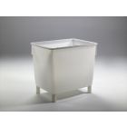 Pekelbak, 945x725x830 mm, 400 ltr, 4 poten, wit
