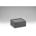EPP Thermobox GN 1/2, 390x330x180 mm, 10 ltr, met deksel, zwart