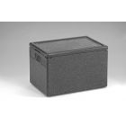 EPP Thermobox GN 1/1, 600x400x400 mm, 61 ltr, met deksel, zwart