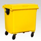 Container 1000 liter, 1370x1085x1315 mm, geel