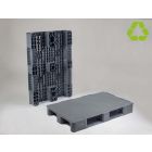 Medium duty pallet 1200x800x150 donkergrijs gesloten dek