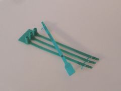 BagLock staartverzegeling, 1000 stuks, groen BagLock staartverzegeling, 1000 stuks, groen