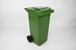 SULO Grote vuilcontainer Kunststof grote vuilcontainer groen 120 l