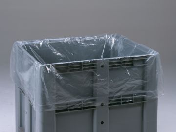 Plastic zak 550 l. voor in boxpallets 1200x800 mm, transparant