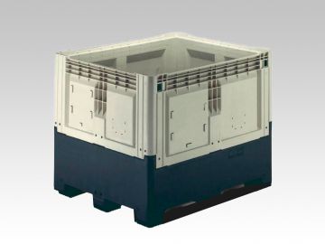Opvouwbare Smartbox 839 liter, 1200x1000x978 mm op 3 sledes 