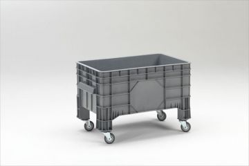 Large volume bin 200L, 1040x640x670 mm, on 4 wheels