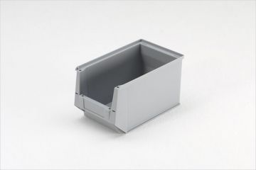 Plastic storage bin Silafix Type 3, 10,5 l. grey