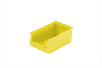 Plastic storage bin Silafix Type 3Z, 8 l. yellow