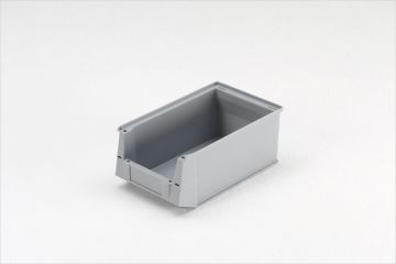 Plastic storage bin Silafix Type 3Z, 8 l. grey