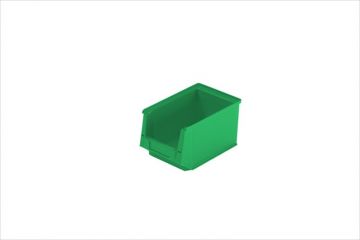 Plastic storage bin Silafix Type 4, 3,1 l. green
