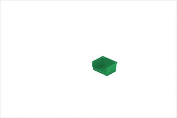 Plastic storage bin Silafix Type 6, 0,6 l. green