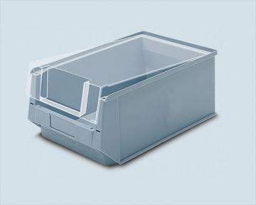 Transparante deksel voor magazijn stapelbak, 500x310 mm, Silafix 2