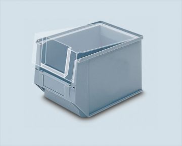Transparante deksel voor magazijn stapelbak, 350x210 mm, Silafix 3