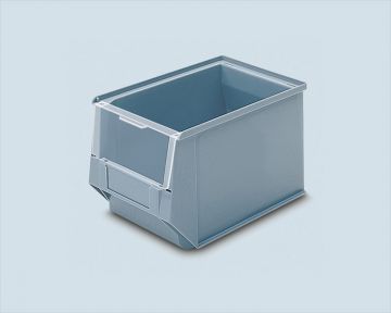 Transparant voorzetschot voor magazijn stapelbak, 350x210 mm Silafix 3