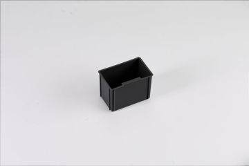 ESD inzetbak 139x89x99 mm, 16 per grondvlak, zwart