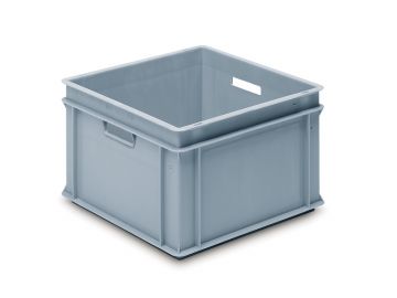 Square size storage box 35 l. 400x400x270 mm