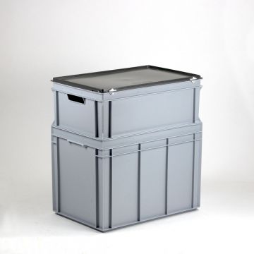 Persluchtflessenbak 600x400x633 mm voorzien van ø162 mm gaten voor 6 flessen