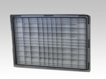 Oplegdeksel met rubber afdichtprofiel t.b.v. palletbox 1200x1000 mm