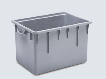 Nestable bin, 180 l. 850x600x500mm, grey