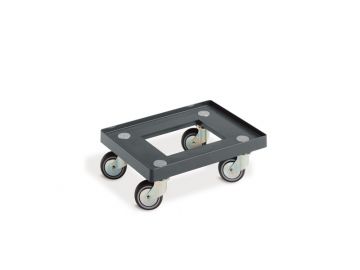 Industrial trolley 400x300 mm open deck