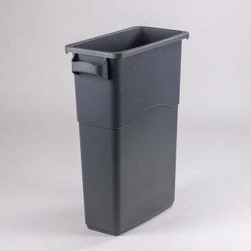 Ecosort 70 liter waste bin dark grey