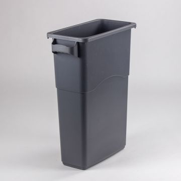 Ecosort kunststof afvalbak 590x275x750 mm, 70 liter, donkergrijs