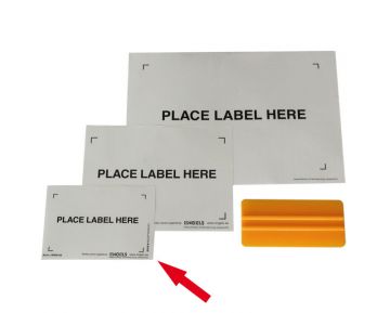 Zelfklevende labeldrager A6, 165x114 mm