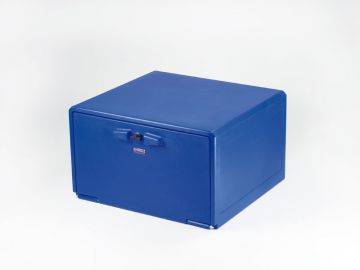 Bicycle Delivery Box 85 liter, 570x550x335 mm blue