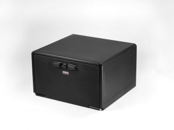 Bicycle Delivery Box 85 liter, 570x550x335 mm black