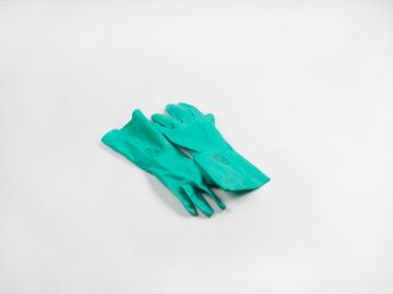 Pair of nitrile rubber gloves, size 9