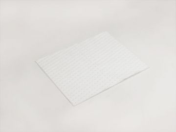 Absorption cloth, 1 liter, 500 x 410 mm, for oil, 100 per box, white