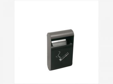 Wall ash-tray 1,5 L 255x152x64 mm, dark grey