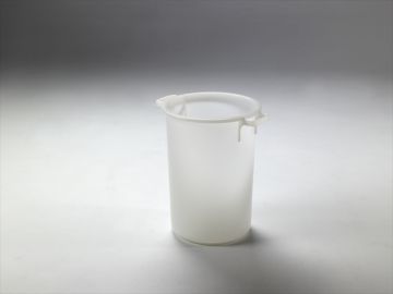 Plastic round container 50 L, ø420x540 mm, white