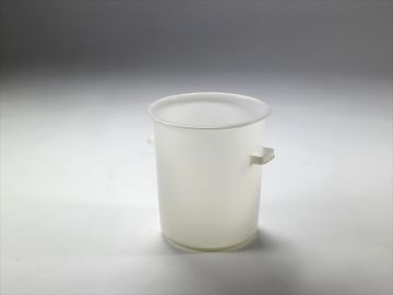 Plastic round container 75 L, ø510x525 mm, white