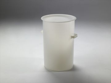 Plastic round container 110 L, ø510x730 mm, white